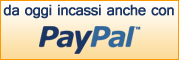 ATTIVO IL SERVIZIO DI RICARICA CON PAYPAL